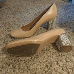 Calvin Klein block heel